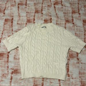 Fitz & Eddi Cable Knit Crop Top